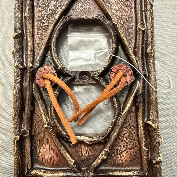 Rustic Double Light Switch Cover - Picture 2 of 4